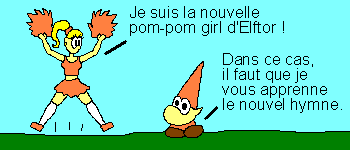 La Pom Pom Girl d'Elftor