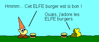 Elftor Prend un Hamburger